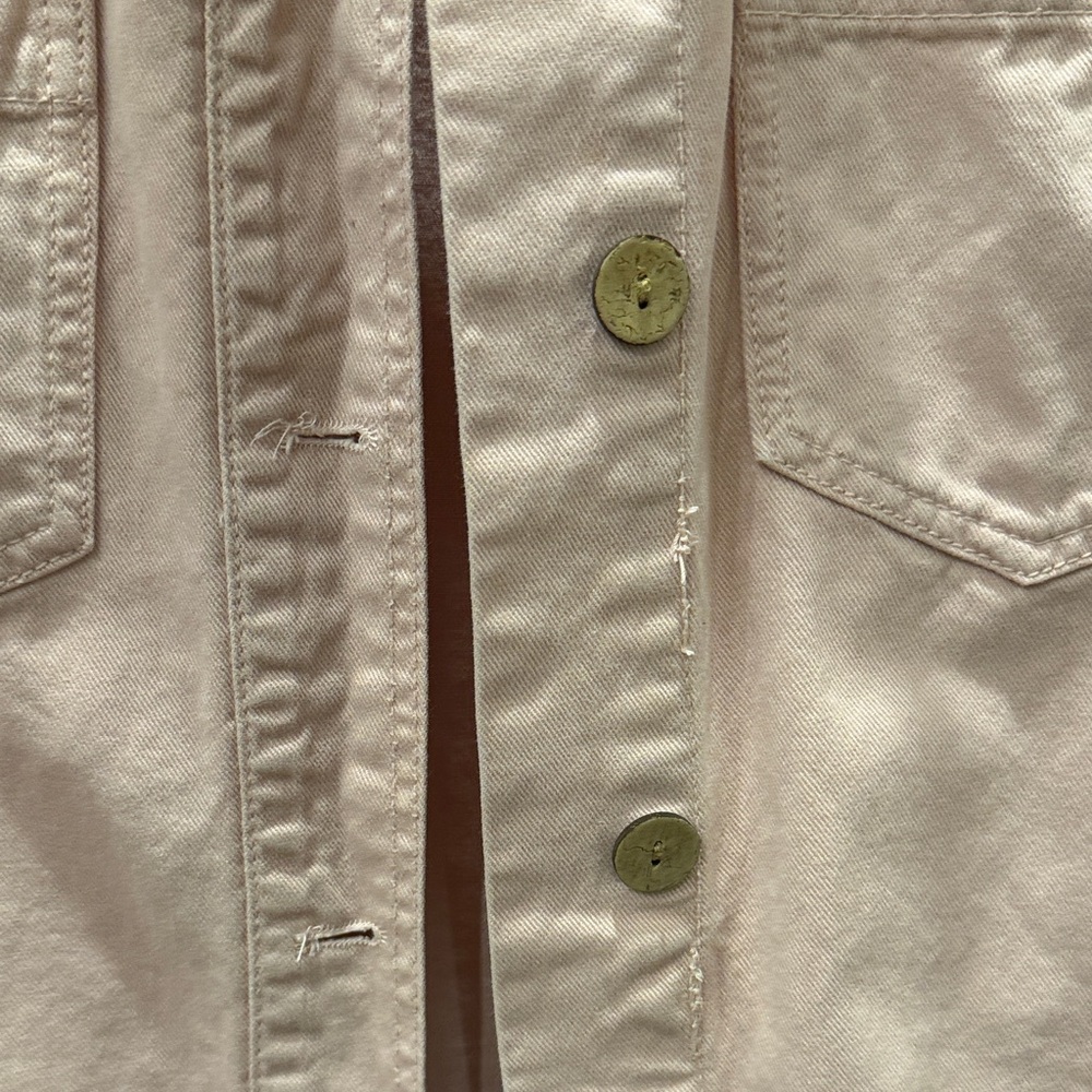 Zara Light Pink Jean Jacket - Picture 7 of 7